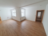 Wohnzimmer mit offener Küche